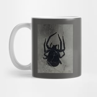 Spooky black spider Mug